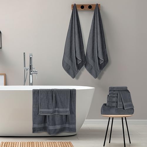 GLAMBURG Ultra Soft 24-Piece Towel Set - Image 5