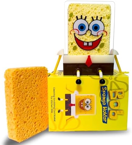 Sponge Holder, Kitchen Cute Sink Draining, Sponge Holder Cartoon Cleaning by Unknown