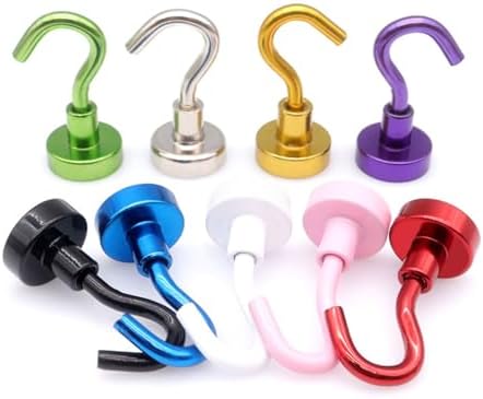 10Pieces Magnetic Utility Hooks Heavy-Duty Magnet-Hooks - Image 4