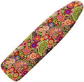 70s Paisley Hippie Floral Print Polyester Ironing Board Cover Hook & Loop by PJHEQOXE