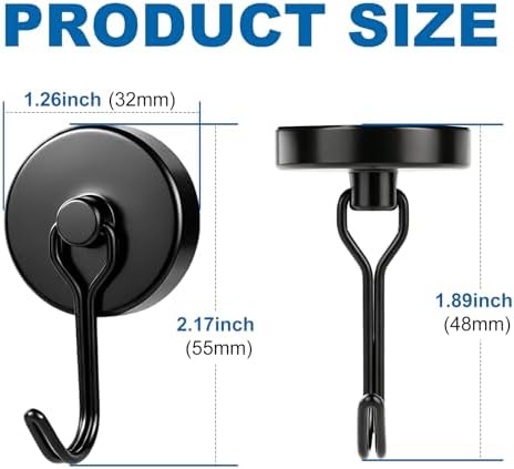 E BAVITE Magnetic Hooks, 120lbs Magnet Hook 2026 Cruise Essentials - Image 2