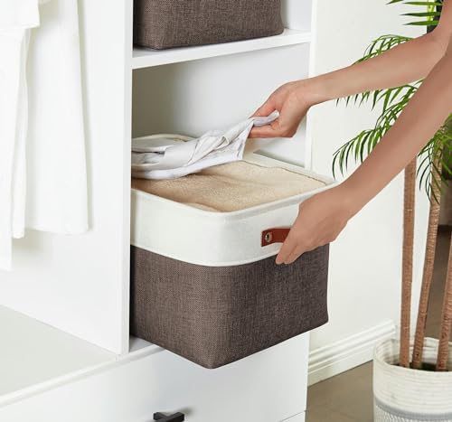 DECOMOMO Storage Bins, Large Fabric Storage Baskets - Image 5