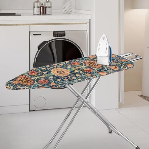 William Morris Pattern Polyester Ironing Board Cover Hook & Loop Elastic Edge - Image 2