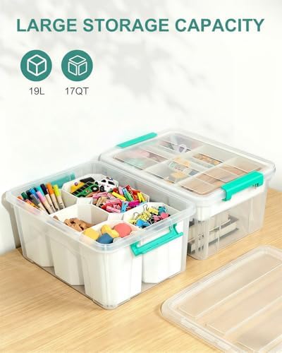 EOENVIVS Clear Storage Boxes - Image 7