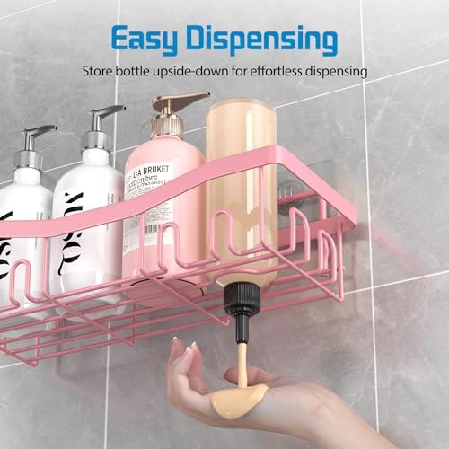 Youvip Adhesive Shower Caddy, No Drilling Bath Organizers 5 Pack, Rustproof - Image 4