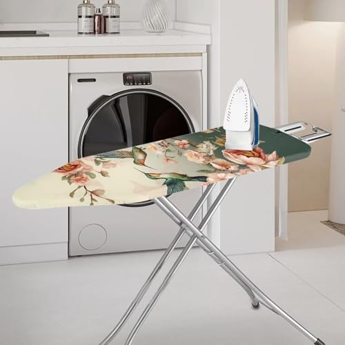 DISNIMO Hummingbird Floral Ironing Board Cover and Pad Extra Thick Heat - Image 2