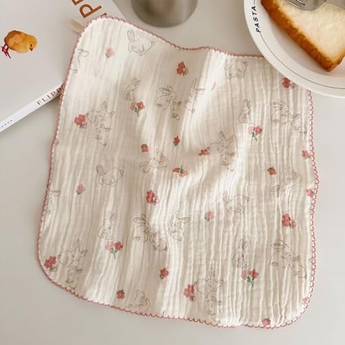 BuLuTu 4 Pack Floral Dishcloths - Image 4
