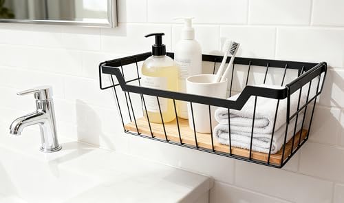 ShabbyDecor Metal Wire Basket - Image 3