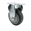 Service Caster Brand Replacement Caster for Uline Caster H-7447R - Stainless Steel Rigid Top Plate Caster with 5 Inch Thermoplastic Rubber Wheel - Fits Carts and Platform Trucks H-6826