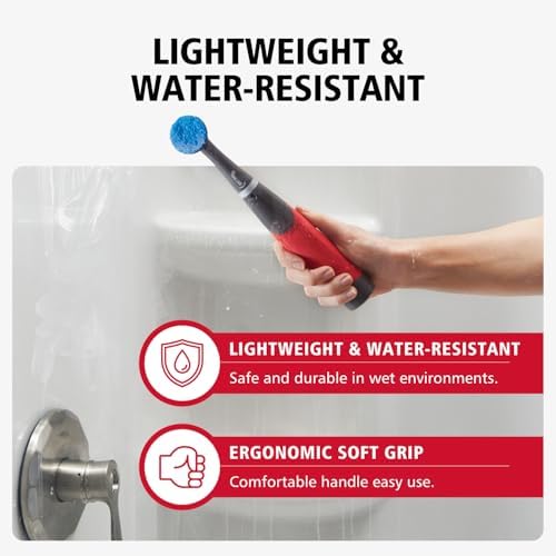 Rubbermaid Reveal Power Scrubber 18-Piece Kit, Cordless Electric Battery - Image 5