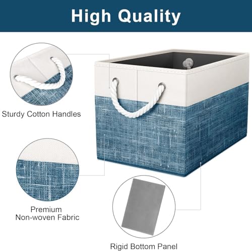 Fab totes Storage Bins 6-Pack, Foldable Storage Baskets - Image 3