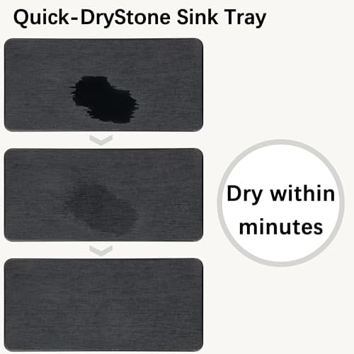 NiuYichee 2Pcs Stone Soap Trays Water Absorbing Diatomite Coaster - Image 6