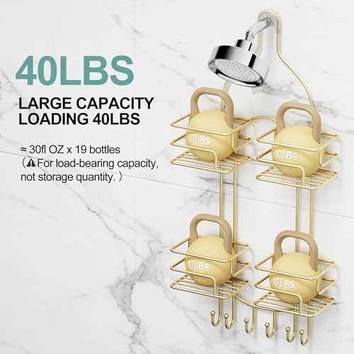 SRIWATANA Shower Caddy Hanging, Shower Organizer - Image 4