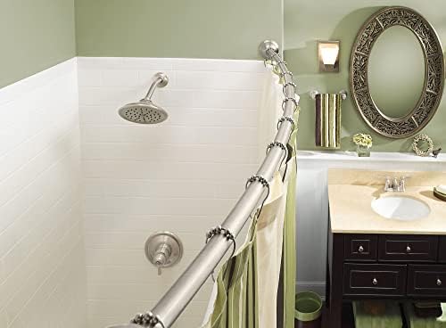Moen SR2100BN Shower Curtain Rolling Rings, Brushed Nickel - Image 6