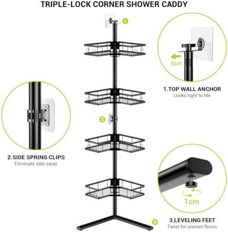 Standing Corner Shower Caddy - Image 4