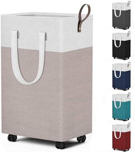 HomeHacks 75L Rolling Laundry Basket by HomeHacks