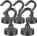 Neosmuk Magnetic Hooks Cruise Ship Essential, 30lb+ Grey, 5 Pack by Neosmuk