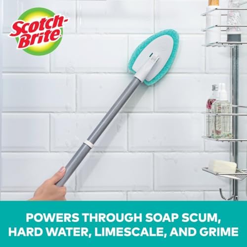 Scotch-Brite Non-Scratch Tub & Tile Scrubber Refill Pads, 6 Pack - Image 2