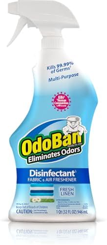 OdoBan Ready-to-Use Disinfectant and Odor Eliminator, Made in the USA, Fresh by OdoBan