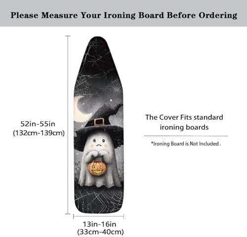 Halloween Ghost Pumpkin Ironing Board Cover Washable Iron Protector Cover Dust - Image 5