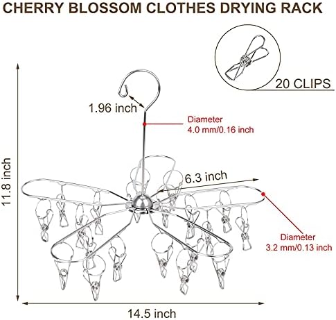 Foldable Clothes Drying Rack Stainless Steel Clothes Drying Hanger - Image 3