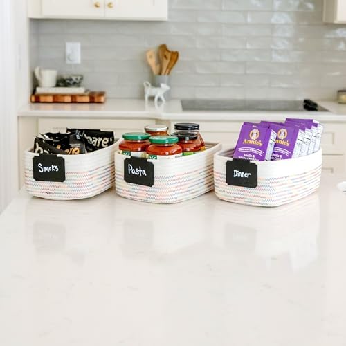 NaturalCozy 11.8"x8"x4.5” Rectangle Storage Baskets - Image 4