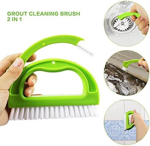 8 Pack Grout Cleaner Brush, Hand-held Groove Gap Cleaning Tools Tile Joint - Image 2