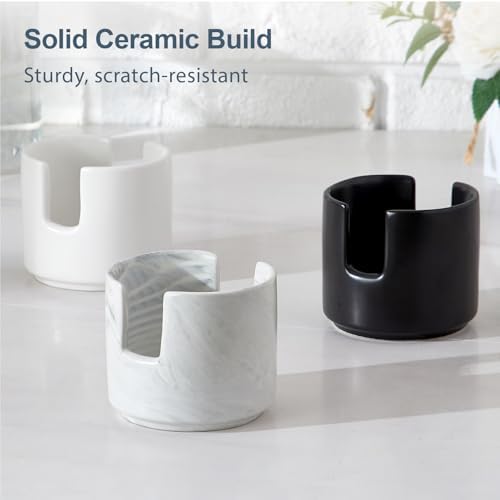 ONEMORE Ceramic Sponge Holder for Kitchen Sink, Dish Sponge Holder - Image 7