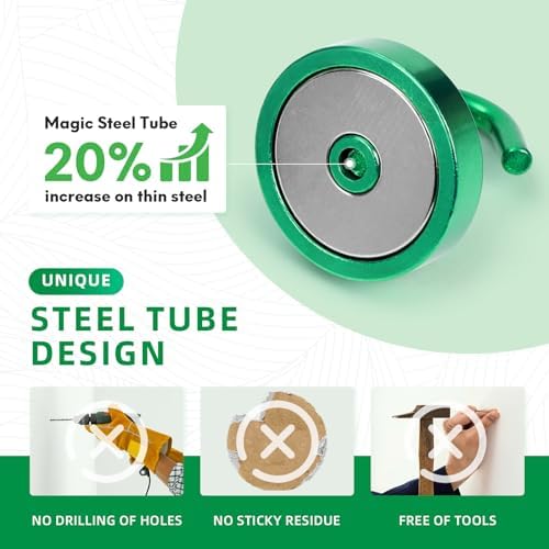 Neosmuk Magnetic Hooks Steel Tube Design - Image 3