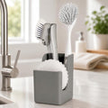 Spacewiser Silicone Sink Caddy – Sponge Dish Brush Holder by Spacewiser