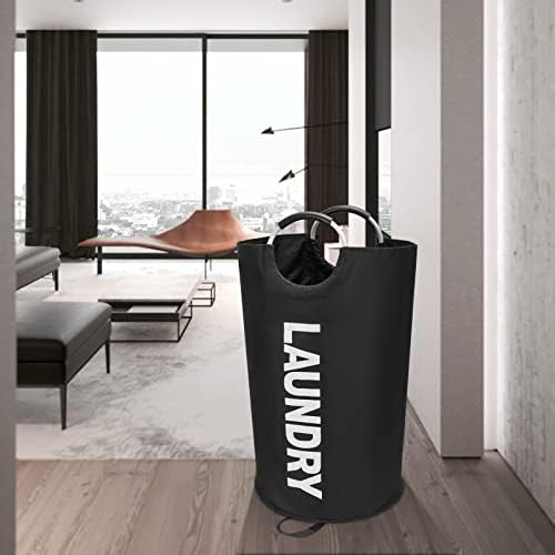 Maxsilan 90L Large Laundry Basket, Freestanding Tall Clothes Hamper, - Image 7