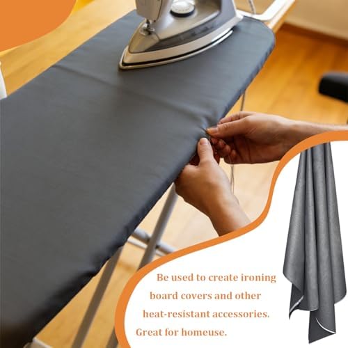 59" x 2 Yard Gray Thermal Heat-Resistant Fabric by The Yard - Image 5