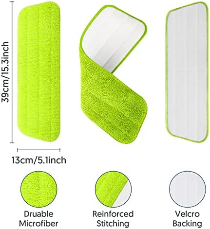 Washable Microfiber Mop Pads for Swiffer PowerMop: Wet Mop Refills 7 Pack - Image 3