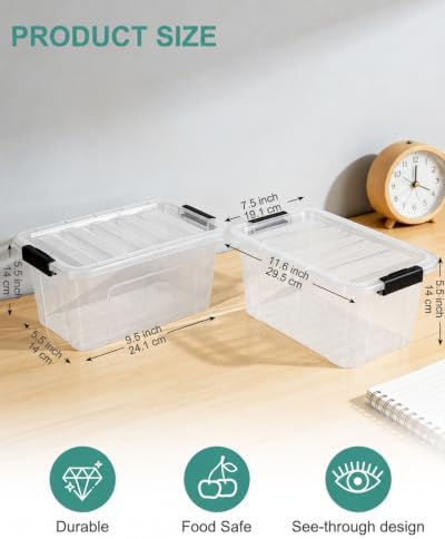 EOENVIVS Plastic Storage Bins - Image 2