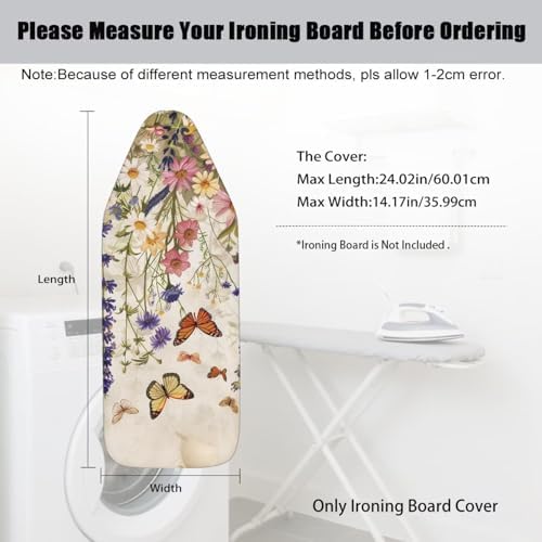Floral Ironing Board Covers Butterfly Iron Heat Shield - Image 7