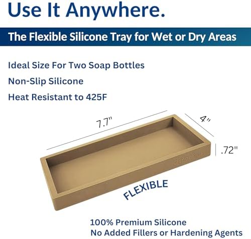 Spacewiser Countertop & Vanity Silicone Tray - Image 3
