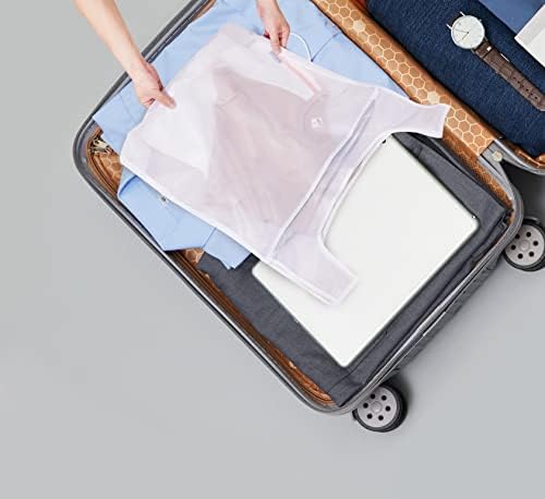 Mesh Laundry Bag Hanging Laundry Hamper Travel Laundry Bag, Machine Washable - Image 5