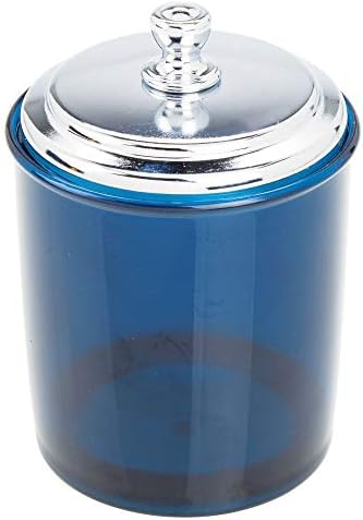 mDesign Bathroom Vanity Storage Organizer Apothecary Canister Jar - Image 6