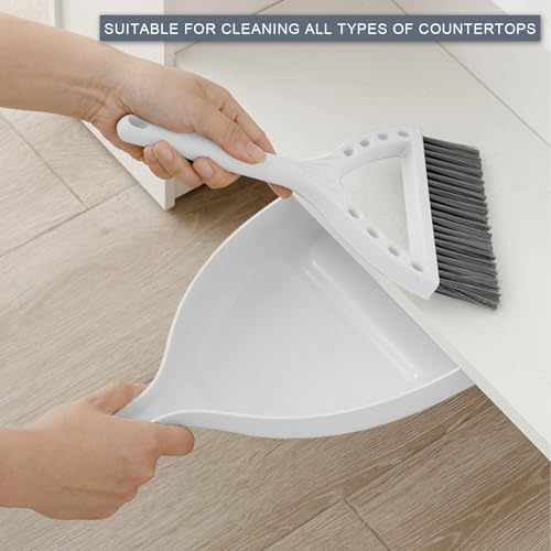 Mini Broom and Dustpan Set Small Dust pan and Brush Set Perfect - Image 3