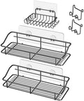 Nieifi Shower Caddy Adhesive, Shower Shelves, Shampoo Holder by Nieifi