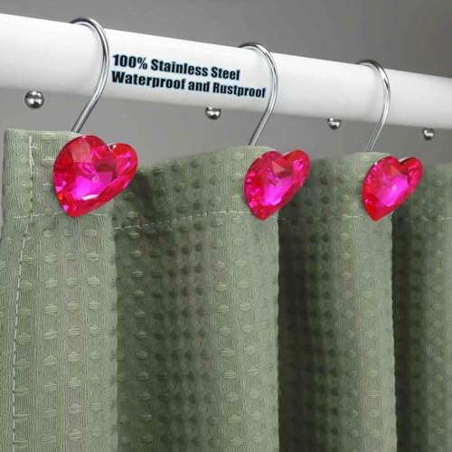 Shower Curtain Hooks Rings for Bathroom - Image 4