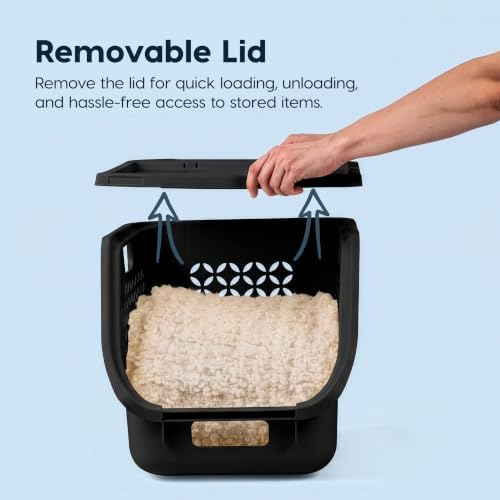 IRIS USA Laundry Basket Hamper, 40L - Image 6