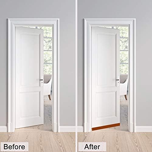 TORRAMI Silicone Door Sweep Draft Stopper 2 inch Width 20 Feet Length, Seal - Image 6
