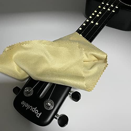 AAwipes Guitar Cloths Microfiber Yellow 6pcs 12"x12" Plush Polishing Cloths - Image 2