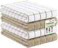 Kitinjoy Premium Kitchen Towels, Large 100% Cotton Terry 390 GSM Kitchen Hand by Kitinjoy
