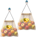 Reusable Hanging Storage Mesh Bags, 2 Bags by TAMALL