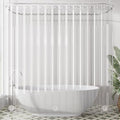 AmazerBath Extra Wide Shower Curtain Clear 108 Inches Wide, Wrap Around Shower by AmazerBath