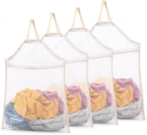 4 Pcs Mesh Laundry Bags for Washing Machine, Wash Bag for Clothes by Unknown