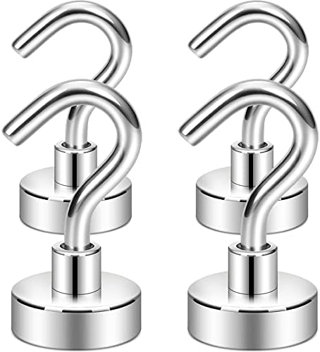 Neosmuk Magnetic Hooks for Cruise Cabins, 30lb Heavy Duty, 4 Pack by Neosmuk