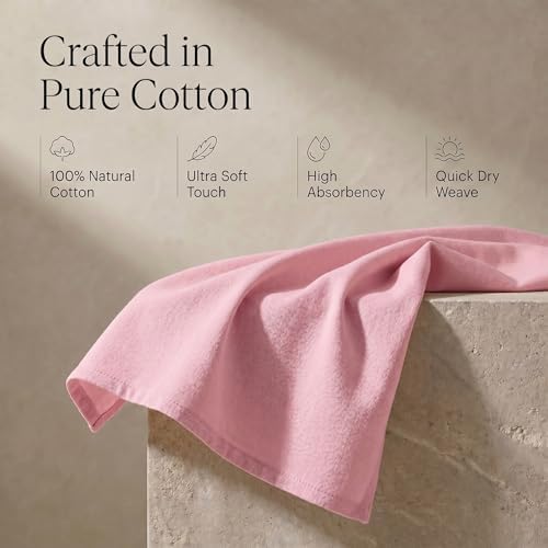 Urban Villa Kitchen Towels Cotton Dish Towels 20”x30” Pink - Image 4